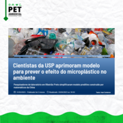 Cientistas da USP aprimoram modelo para prever o efeito do microplástico no ambiente