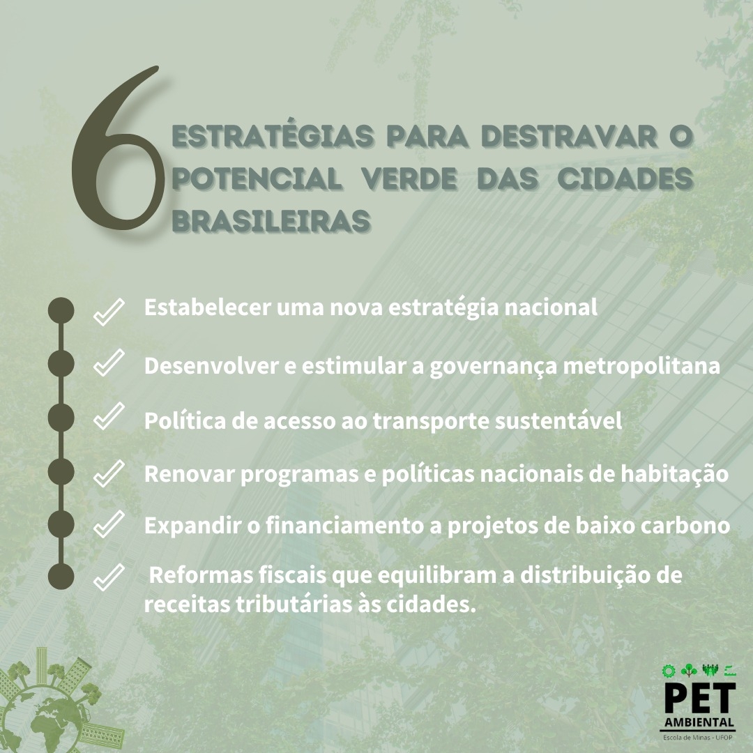 6 estratégias para destravar potencial verde nas cidades brasileiras